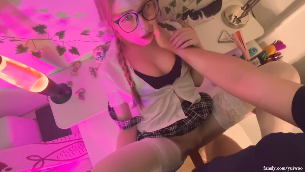 Yuiwoo Blonde Teen Schoolgirl Gets CIM After Rough Pounding Onlyfans Video Leaked