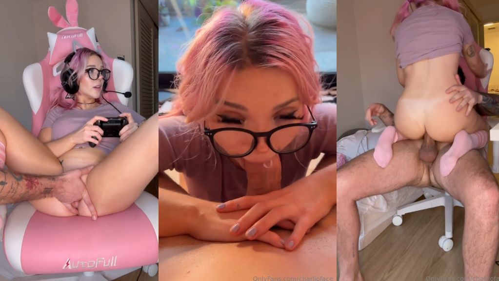 Charlioface Cute Gets Banged By FleshMechanic’s BWC On Gaming Chair Onlyfans Video Leaked