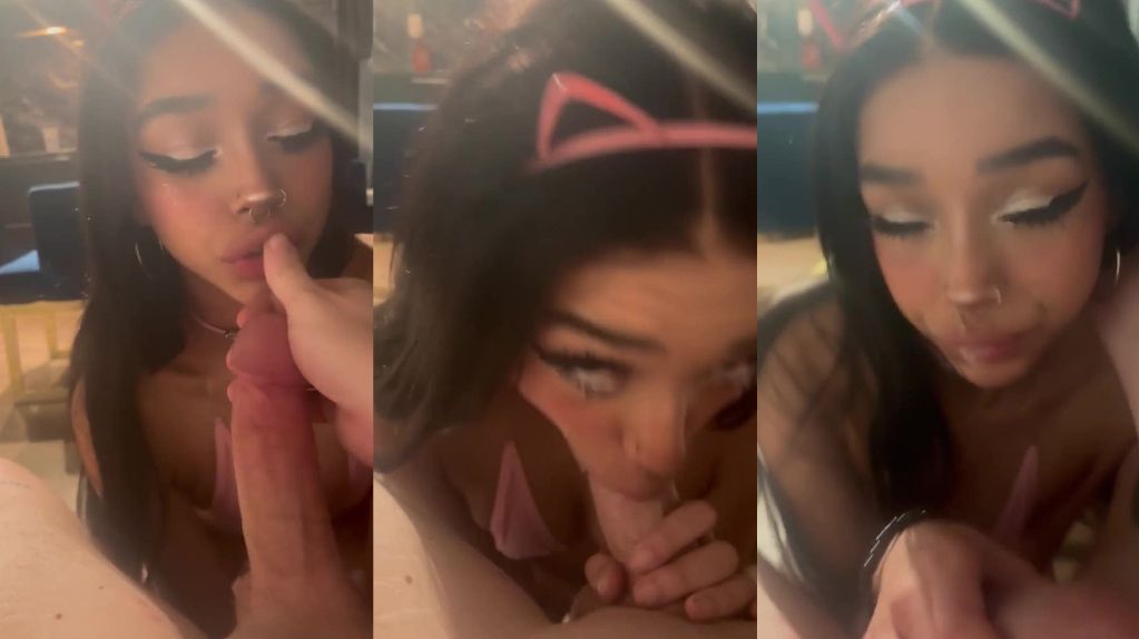 ZoweyBunny Sucks The Balls And Gives Deepthroat Blowjob Onlyfans Video Leaked